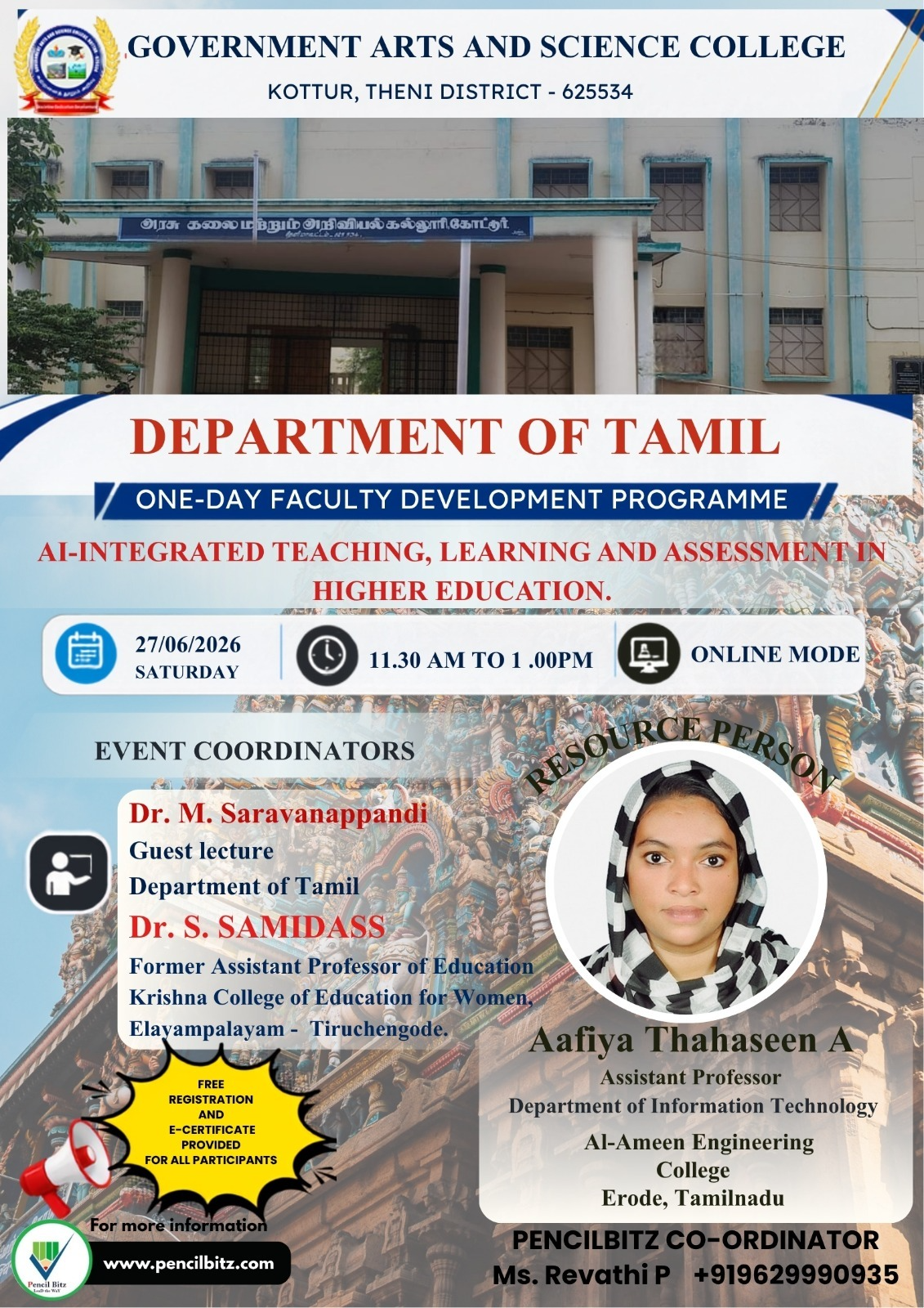 Government Arts And Science College  